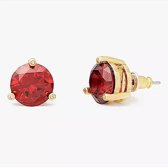 Kate Spade Rise and Shine Garnet Stud Earrings - Picture 6 of 10